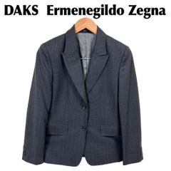 美品】 DAKS エルメネジルドゼニア生地 テーラードジャケット 38