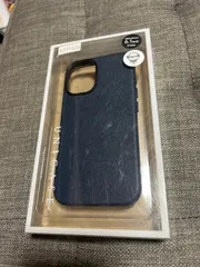 iPhone16用 MagSafe対応 スマホケース[ MagSafe 充電に対応 PU レザーケース ] 耐衝撃 マグセーフ アイフォン [ ユニケース ] Mag Plain Case for iPhone16 (navy)