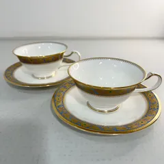 【美品】ノリタケ GRAND BROCHE グランブロシェ カップ＆ソーサー ペア Noritake