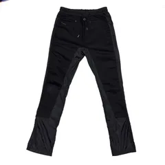 トレンド【DIESEL BLACK GOLD ディーゼル ブラックゴールド  【商品名】TYPE-2838 ナイロン 切替/ブラック デニム パンツ