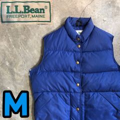 80s 縦型ポケット USA製 L.L.Bean ダウンベスト ベージュ - メルカリ