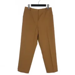 マルニ MARNI 19AW センタープレス テーパードパンツ クロップド丈 ウール 38 茶 キャメル PAMA0111U0