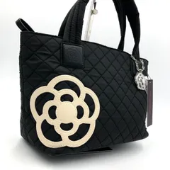 CLATHAS クレイサス トートバッグ キルティング カメリア 黒 チャーム付