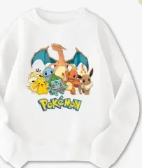 ポケットモンスター キャラクター 起毛 スウェット 白 新品 120