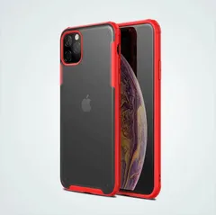 iPhone11Pro スマホケース 背面ケース ハイブリッドケース ストラップホール付き TPU+PC ソフト+ハード 異素材組合せ 耐衝撃 フレームカラー 縁 フチ