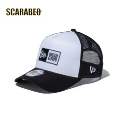 ニューエラ 9FORTY A-Frame トラッカー ボックスロゴ ブラック/ホワイト 14525000 ONE SIZE