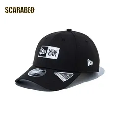 ニューエラ キャップ 9FORTY ストレッチスナップ ボックスロゴ ブラック×ホワイト NEW ERA 帽子 メンズ レディース 14527238 ONESIZE