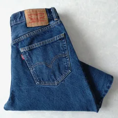 ■古着 Levi's リーバイス 550 濃紺ジーンズ デニムパンツ RELAXED FIT 12年製 実寸W32L30【L5456】