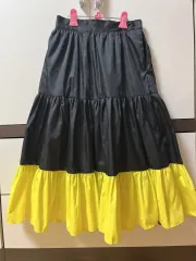 ティアードロングスカート