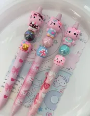ハローキティ ビーズ ファン 感性 ボールペン | デコ ファン