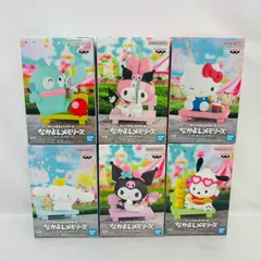 【セット】 BANPRESTO サンリオ キャラクターズ なかよしメモリーズ フィギュア 6体 まとめ / ハンギョドン ポチャッコ マイメロディ クロミ ハローキティ シナモロール SANRIO
