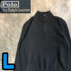 T7429 POLO by Ralph Lauren ハーフジップ　コットン