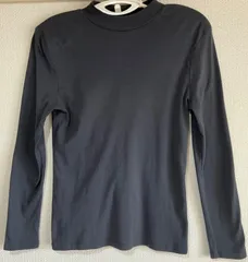 ハイネックTシャツ★コットン100%★綿100%長袖Tシャツ