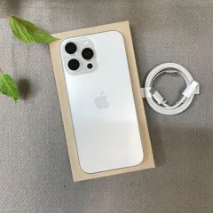 新品同様 iPhone 16ProMax 512GB ホワイト 国内版 SIMフリー送料無料