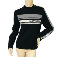 ✨大人気商品✨ルイヴィトン 高級シルク混 ブロックニット ジップ