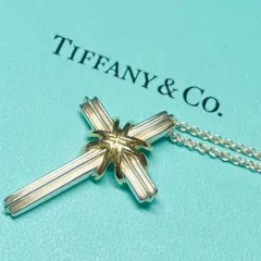 【大人気】Tiffany&Co. ティファニー シグネチャー クロス ネックレス ペンダント SV925 750  7.9g