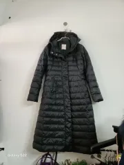 8seconds ブラック ロング ダウン コート