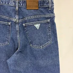 GUESS 90年代 デニム バギーパンツ MADE IN USA サイズ34 STYLE 100075-32 CUT 77527 08012512 01