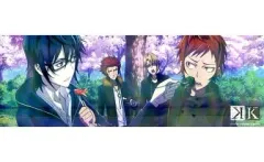 【中古】シール・ステッカー(キャラクター) 集合(4人/桜/ホログラム) 「K ステッカーコレクション」