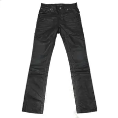 希少【nudie jeans ヌーディジーンズ  【商品名】THIN FINN/BLACK COATED/ストレッチ デニム パンツ