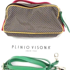 PLINIO VISONA プリニオヴィソナ イタリア製 2WAY ショルダーバッグ