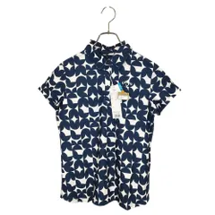 Callaway キャロウェイ ゴルフ 幾何学プリント 半袖 ポロシャツ C24134204 M ホワイト/ネイビー レディース