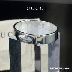 グッチ GUCCI カットアウトG バングル シルバー925 ブレスレット