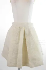 Lily Brown｜フラワーレースフレアボリュームスカート