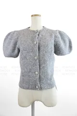 【新品タグ付】Lily Brown｜アームウォーマー付ビジューニットカーディガン