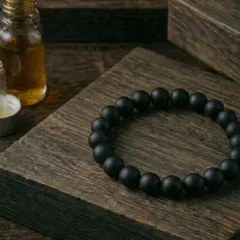 【アロマブレスレット】ラバストーン 溶岩石 ブレスレット【癒やし・グラウンディング】天然石