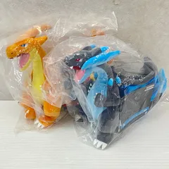 ▲80 一番くじ ポケモン メガシンカ メガリザードンX メガリザードンY ぬいぐるみ 2点セット ポケットモンスター 未使用品 smstoy094003