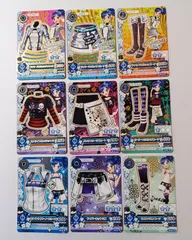 【コーデ セット】ラッキーパイロットジャケット ストライプロングTシャツ ホワイトサイバーノースリーブ 霧矢あおい  アイカツ！ Aikatsu！