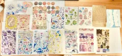 ダイアリーデコ ステッカー 残り物 17種 全45枚 まとめ