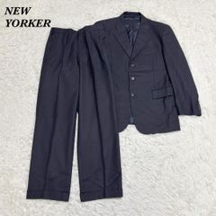 未使用級✨ NEW YOKER A7相当 スーツ 3ピース ワイドパンツ - メルカリ
