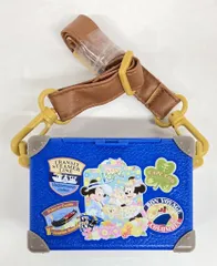 東京ディズニーシー スーベニアミニスナックケース MICKEY & DUFFY'S SPRING VOYAGE トランク型(青) 2013