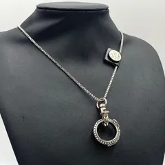 DIESEL ディーゼル　ネックレス　ロング　リング　指輪　ステンレス　STEEL シルバー