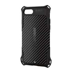 エレコム iPhone SE (2020 第2世代) / 8 ケース カバー 衝撃吸収 【 落下時の衝撃から本体を守る 】 ZEROSHOCK iPhone 7 対応 ブラック PMWA17MZEROGBK 0