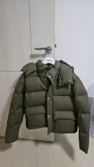 23 FW MONGDOL ショートダウン カーキ色 (グースダウン)