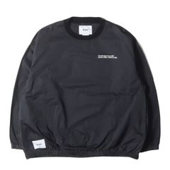 WTAPS ダブルタップス ジャケット ブラック 黒 サイズ:2 | 製品洗い加工 バックサテン スモック ジャケット (SMOCK / JACKET COTTON SATIN) | アウター ブルゾン 上着 | 日本製【メンズ】【中古】