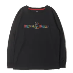 【美品】Psycho Bunny サイコバニー Tシャツ ブラック 黒 サイズ:L | グラフィック ロゴ 長袖 Tシャツ | トップス カットソー ロンT | 日本製【メンズ】【中古】のサムネイル
