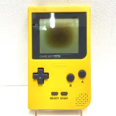 ★任天堂 ゲームボーイ ポケット イエロー 本体 動作確認済 ジャンク★006929