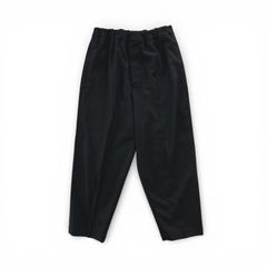 Comoli コモリ リネンWクロス ドローストリングパンツ 1 裾リブなし