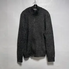 Tommy Hilfiger トミーヒルフィガー フルジップアップ ニットカーディガン Lサイズ