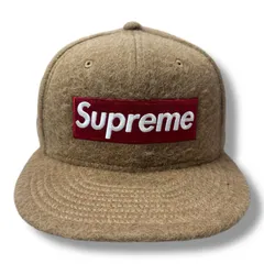 国内正規 Supreme  × NEW ERA 24AW Brushed Wool Box Logo ブラッシュドウールボックスロゴキャップ シュプリーム  × ニューエラ ブラウン （7937M）