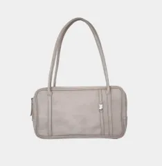 コシンス Square Bag グレー アイボリー