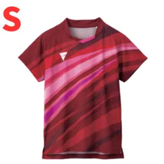 【新品・４５%割引】卓球 ゲームシャツ ユニフォーム V-OGS235 S ヴィクタス VICTAS レッド 赤 512111 ユニホーム 326