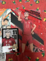 ハイキュー!! 音駒高校 灰羽 リエーフ クリアアートボード＋プリント写真