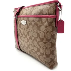 【良品】 coach signature pvc shoulderbag pochette brown beige ladies y2k  コーチ ショルダーバッグ