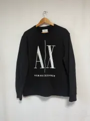 ARMANI EXCHANGE アルマーニ エクスチェンジ ブラック スウェット Tシャツ