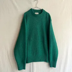 80s L.L.Bean ニット セーター / グリーン USA ビンテージ 90s K5-12035-9290